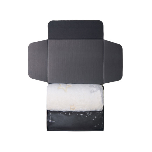 подарочный набор с пледом, кружкой и чаем