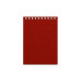 Бизнес - блокнот А6 (94 х 130 мм) Office 60 л., красный