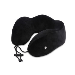 Подушка для путешествий с эффектом памяти Мемо Bluewinder Black