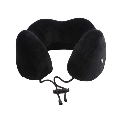 Подушка для путешествий с эффектом памяти Мемо Bluewinder Black