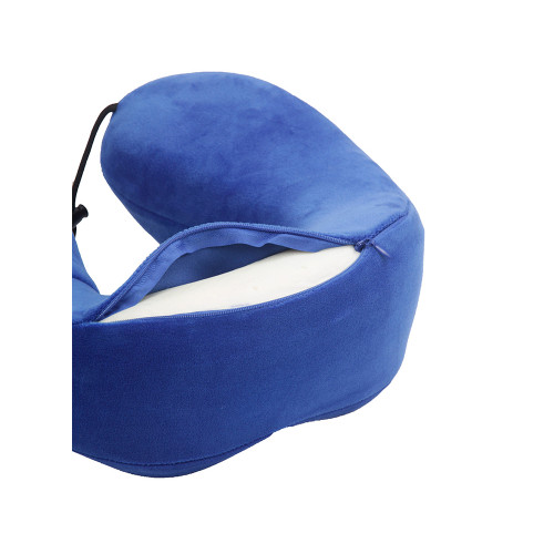 Подушка для путешествий с эффектом памяти Мемо Bluewinder Blue