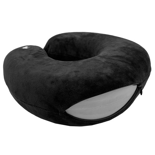 Подушка для путешествий с эффектом памяти Мемо Drowsy Black