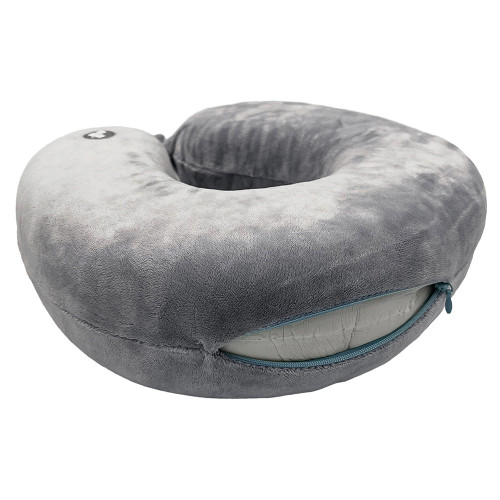 Подушка для путешествий с эффектом памяти Мемо Drowsy Grey Подушка для путешествий с эффектом памяти Мемо Drowsy Grey
