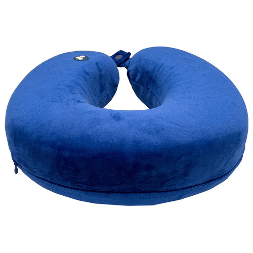 Подушка для путешествий с эффектом памяти Мемо Drowsy Royal Blue