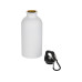 Oregon одностенная бутылка для воды с карабином, изготовленная из нержавеющей стали, сертифицированной по стандарту RCS, объемом 400 мл - Белый