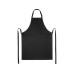 Фартук Andrea плотностью 240 г/м² с регулируемой завязкой на шее - сплошной черный