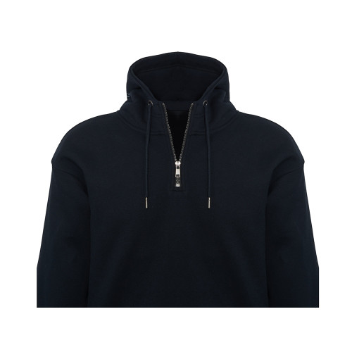 Худи Hamburg, унисекс, черный, ДТФ текстиль