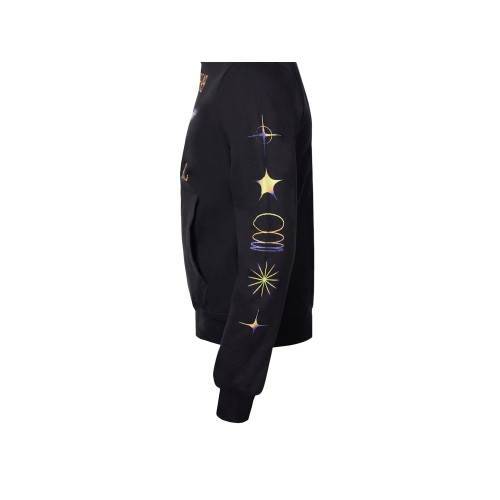 Худи Warsaw, унисекс, черный, ДТФ текстиль и термотрансфер