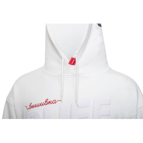 Худи оверсайз Alpha.01 унисекс, молочный, все виды нанесения на текстиле на одной толстовке Худи оверсайз Alpha.01 унисекс, молочный, все виды нанесения на текстиле на одной толстовке