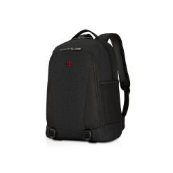 Рюкзак WENGER Oryson 16, чёрный, переработанный ПЭТ/Полиэстер, 32х45х19 см, 25 л.