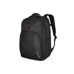 Рюкзак WENGER Cosmic 17, чёрный, переработанный ПЭТ/ПВХ/полиэстер, 34 x 23 x 49 см, 30 л