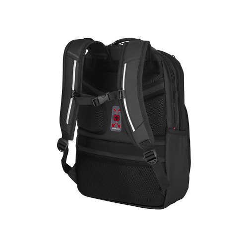 Рюкзак WENGER Cosmic 17, чёрный, переработанный ПЭТ/ПВХ/полиэстер, 34 x 23 x 49 см, 30 л