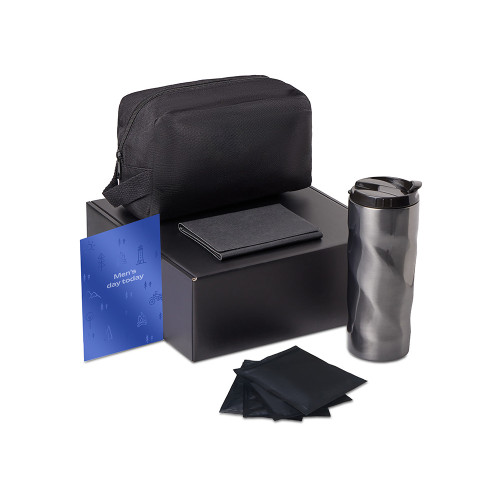 Подарочный набор Re:m. Road  с термокружкой, косметичкой и обложкой для паспорта