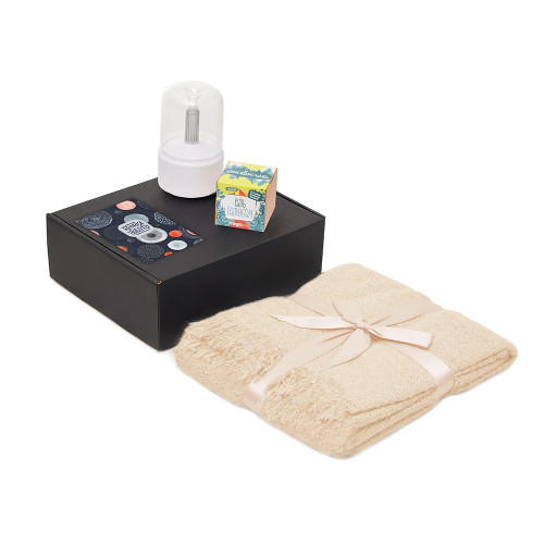 Подарочный набор Re:y. Grow с пледом, увлажнителем и набором для выращивания