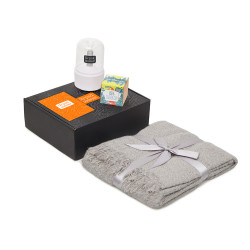 Подарочный набор Re:y. Grow с пледом, увлажнителем и набором для выращивания