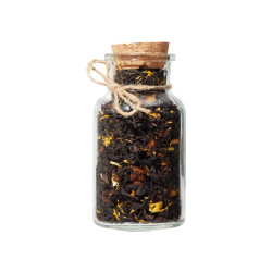 Сокочай. Чай черный, пропитанный соком ананаса, с кусочками ананаса, манго и маракуйей, календула, 65 г.