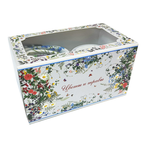 Набор: платок Русский полевой букет и свеча Цветы и травы Набор: платок Русский полевой букет и свеча Цветы и травы