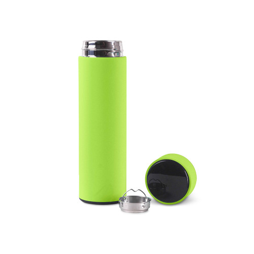 Термос FAMILY MARK LED, soft touch (Светло-зелёный) Термос FAMILY MARK LED, soft touch (Светло-зелёный)