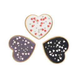 Набор пряников в форме сердец, 55 гр. Sweethearts