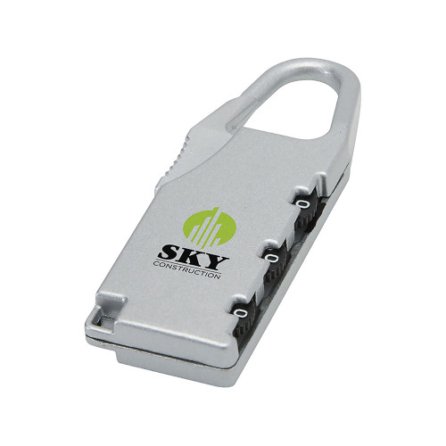 Багажный замок Traveler (Путешественник) - Серебряный