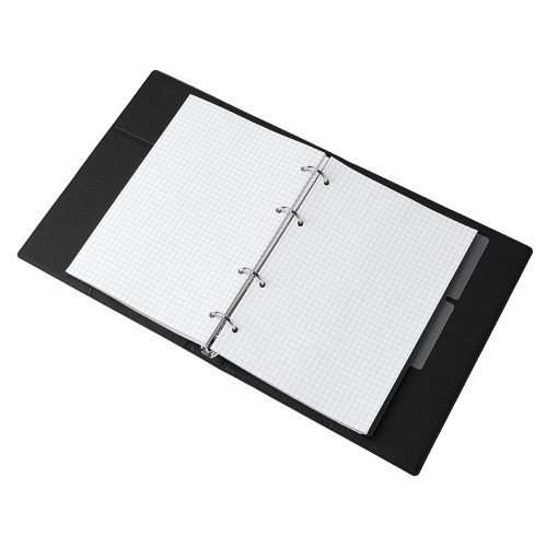 Блокнот на кольцах Favor, черный