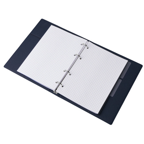 Блокнот на кольцах Favor, темно-синий