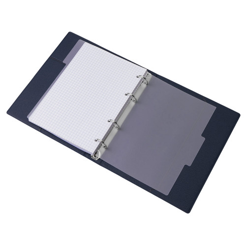 Блокнот на кольцах Favor, темно-синий