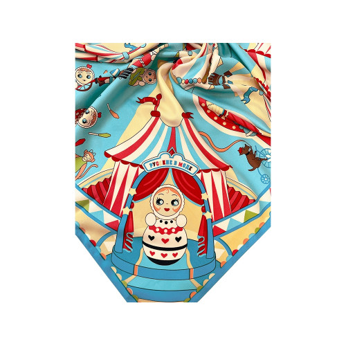 Платок Русская неваляшка. Праздник