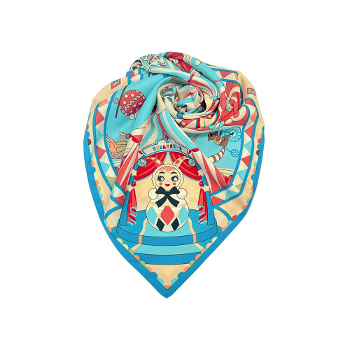 Платок Русская неваляшка. Праздник