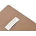 Еженедельник недатированный А6 Total beige с нашивкой, бежевый