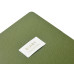 Ежедневник недатированный А5 Verde с нашивкой, зеленый