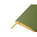 Ежедневник недатированный А5 Verde с нашивкой, зеленый