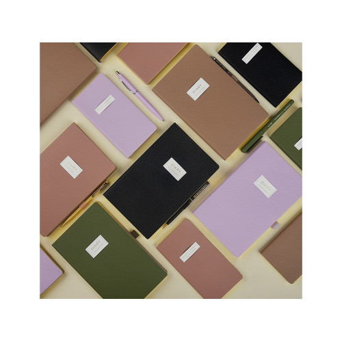 Ежедневник недатированный А5 Total beige с нашивкой, бежевый