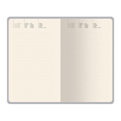 Ежедневник недатированный А5 Total beige с нашивкой, бежевый