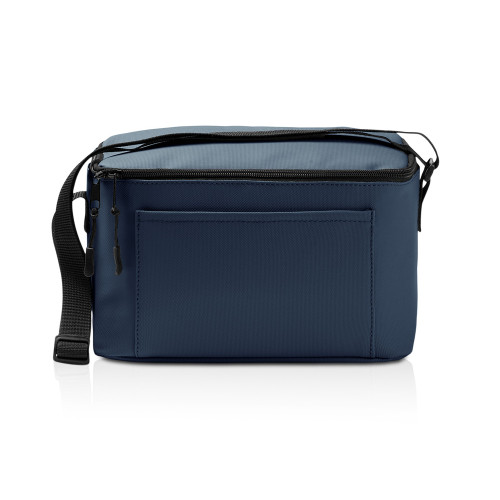 Сумка-холодильник из искусственной кожи с регулируемыми ручками Дэнвер (DENVER), темно-синий