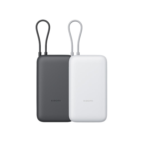 Внешний аккумулятор с встроенным кабелем Xiaomi Power Bank 20000mAh (Integrated Cable) GL Dark Gray Внешний аккумулятор с встроенным кабелем Xiaomi Power Bank 20000mAh (Integrated Cable) GL Dark Gray