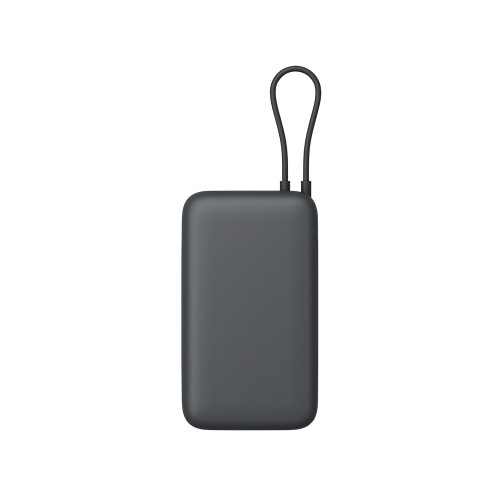 Внешний аккумулятор с встроенным кабелем Xiaomi Power Bank 20000mAh (Integrated Cable) GL Dark Gray Внешний аккумулятор с встроенным кабелем Xiaomi Power Bank 20000mAh (Integrated Cable) GL Dark Gray
