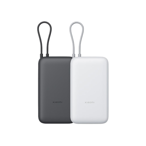 Внешний аккумулятор с встроенным кабелем Xiaomi Power Bank 20000mAh (Integrated Cable) GL Light Gray Внешний аккумулятор с встроенным кабелем Xiaomi Power Bank 20000mAh (Integrated Cable) GL Light Gray