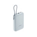 Внешний аккумулятор со встроенным кабелем Mi Power Bank 10000mAh (Integrated Cable) Ice Blue GL