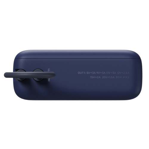 Внешний аккумулятор со встроенным кабелем Xiaomi 33W Power Bank 10000mAh (Integrated Cable) Ice Blue Внешний аккумулятор со встроенным кабелем Xiaomi 33W Power Bank 10000mAh (Integrated Cable) Ice Blue