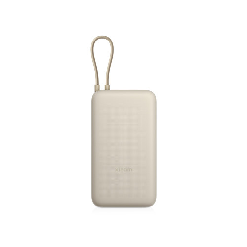 Внешний аккумулятор со встроенным кабелем Xiaomi 33W Power Bank 20000mAh (Integrated Cable) Tan GL