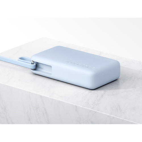 Внешний аккумулятор со встроенным кабелем Xiaomi 67W Power Bank 10000 (Integrated Cable) Ice Blue
