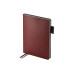 Ежедневник А5 датированный Boston 2026, бордовый с серым обрезом Ежедневник А5 датированный Boston 2026, бордовый с серым обрезом