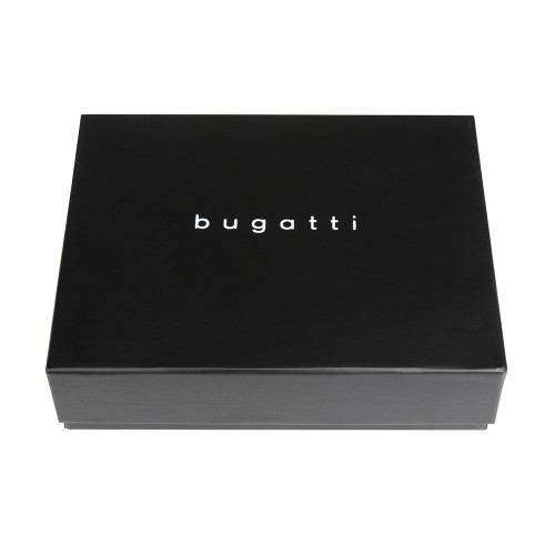 Портмоне BUGATTI ЧЕРНАЯ МАГИЯ | BLACK MAGIC, с защитой данных RFID, черное, натуральная кожа козы, 9х1х10 см