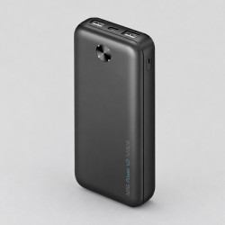Внешний АКБ NRG Power V2 10000 мА-ч, 2A, 2xUSB, черный, Deppa