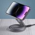 Беспроводная зарядная станция 3 в 1 MagSafe Rotation QI складная, графит, Deppa Беспроводная зарядная станция 3 в 1 MagSafe Rotation QI складная, графит, Deppa