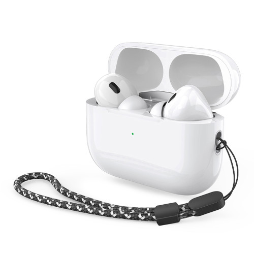 Беспроводные наушники с микрофоном Air Pro 2 ANC, TWS, BT 5.3, 300 мАч, ANC, QI, белый, Deppa Беспроводные наушники с микрофоном Air Pro 2 ANC, TWS, BT 5.3, 300 мАч, ANC, QI, белый, Deppa