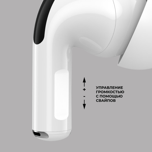 Беспроводные наушники с микрофоном Air Pro 2 ANC, TWS, BT 5.3, 300 мАч, ANC, QI, белый, Deppa Беспроводные наушники с микрофоном Air Pro 2 ANC, TWS, BT 5.3, 300 мАч, ANC, QI, белый, Deppa