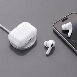 Беспроводные наушники с микрофоном Air Nova 2, TWS, BT5.4, 300 мАч, QI, белый, Deppa