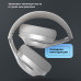 Беспроводные накладные наушники Stereo Ultra ANC, BT 5.4, ANC/ENC, 500мАч, серебристый, Deppa Беспроводные накладные наушники Stereo Ultra ANC, BT 5.4, ANC/ENC, 500мАч, серебристый, Deppa